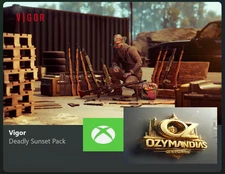 Vigor Deadly Sunset Pack July 2025 XBOX Reward Exclusive