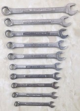 Lot Of 10 Vintage Usa Craftsman Mostly -vv- Series Metric Combination Wrenches