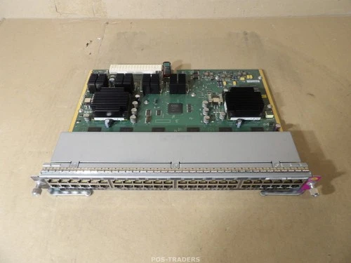 Cisco WS-X4648-RJ45V+E 48-Port Gigabit Plus RJ45 PoE Module -PULLED FROM 4607R+E