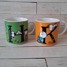 Snoopy Initial Mug Set of 2