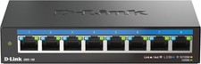D-Link DMS-108 8-Port Multi-Gigabit Switch Lüfterlos Kompakt Metallgehäuse 2,5G