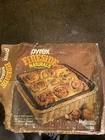 Vintage Pyrex Fireside Naturals 1.5 Qt Glass Casserole With Lid & Rattan Basket