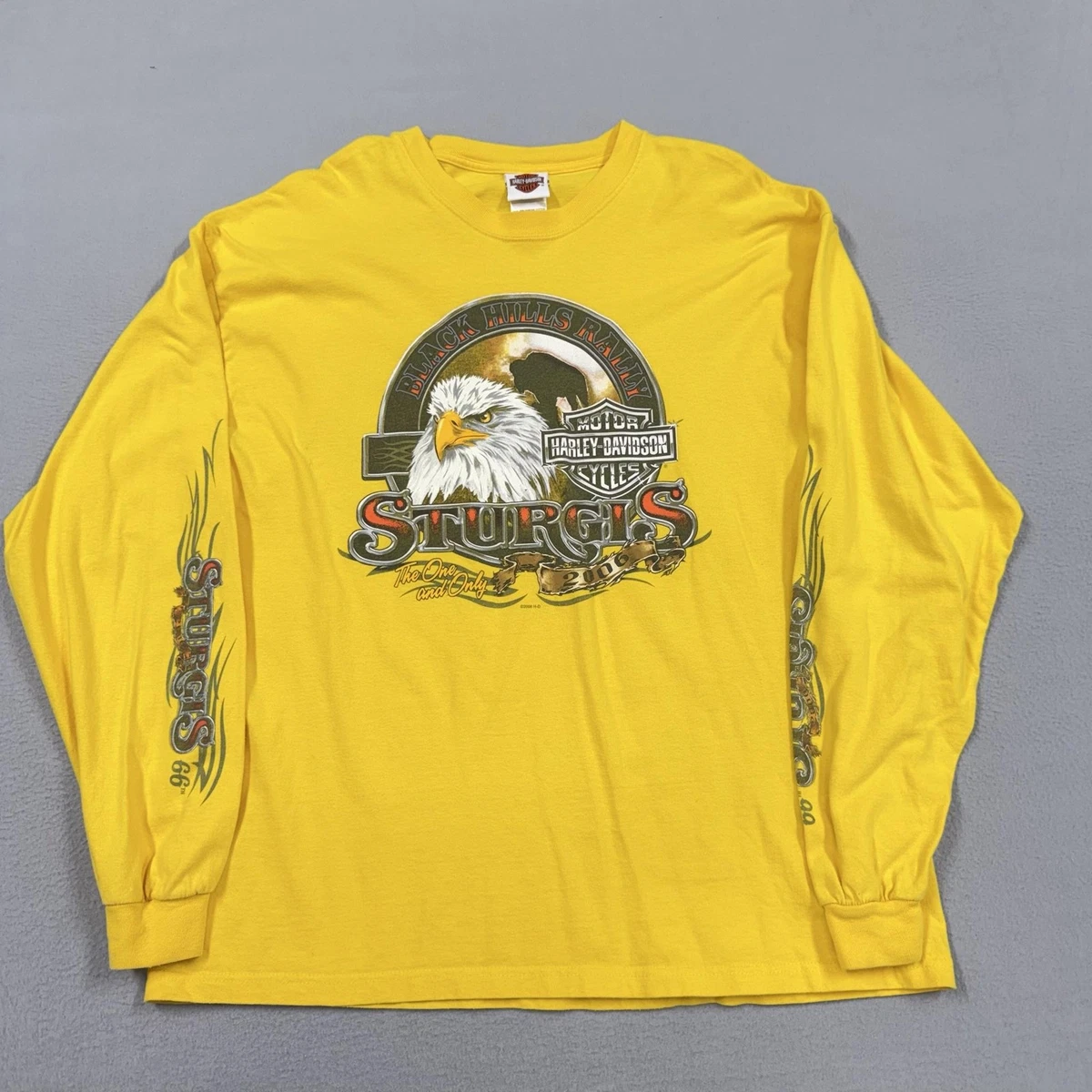 Harley-Davidson Long Sleeve Yellow Shirts for Men for sale | eBay
