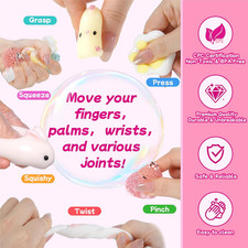 24Pack Taba Squishy Toys Kit - Squishy Fidget Toys Party Favors for Kids 8-12...
