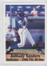 1996 Minor Miracles Dunedin Blue Jays Update Anthony Sanders 0nr3