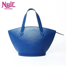 Louis Vuitton LOUIS VUITTON Handbag Saint Jacques Epi 1994 Blue Used