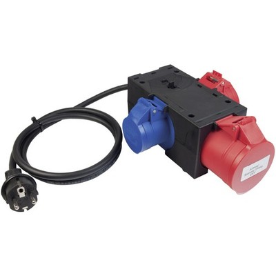 Benning 044147 Messadapter  Schutzkontakt-Stecker - CEE-Cara-Kupplung, CEE-Ku...