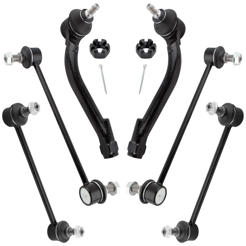 Barra estabilizadora delantera y trasera 6 piezas barras de amarre externas para Kia Optima Rondo 2007-2010 Foto 2 de 4