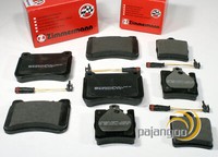 Zimmermann BremsbeläGe Vorne + Hinten FüR Mercedes E Klasse W211 Cls W220 R230