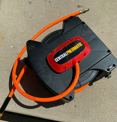 Central Pneumatic® Retractable Air Hose Reel 3/8" x 20 ft., 250 PSI