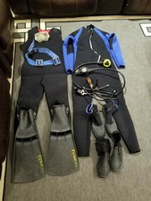 Size XL -7 wetsuit EVO, Oceanic scuba diver set.