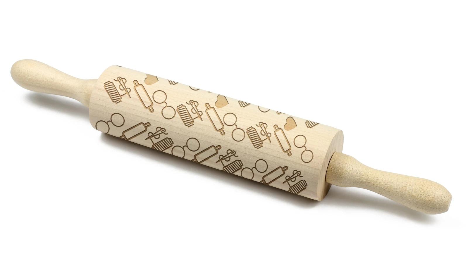 Grandmother Rolling Pin Art-Dog
