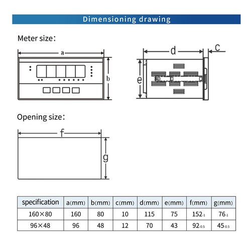 Load Cell Sensor with Indicator Display Alarm Value Relay Outputs Unit:G KG T KN - Picture 6 of 90