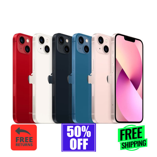 Apple iPhone 13 Blue/Green/Red 128GB Fully Unlocked Verizon AT&T Straight Talk