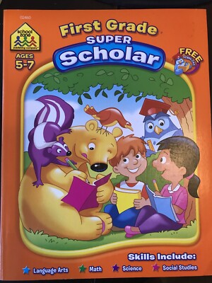 First Grade Super Scholar Workbook by Gigli, Judith Book Homeschool All Subjec