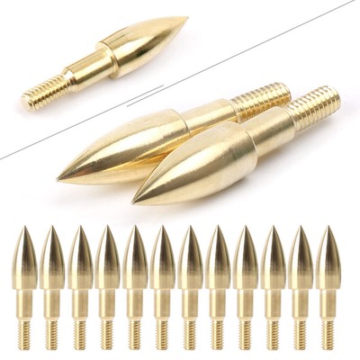 12x Bullet Archery Practice Broadheads Arrow head Target 100 Grains