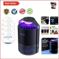 Sleek Indoor Insect Trap with UV Light & Contact-Free Sticky Glue Disposal