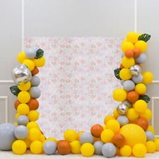 20 Pcs Romantic Artificial Flower Wall Wedding Home Background Floral Wall Decor
