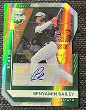 BENYAMIN BAILEY 2021 Elite Extra Edition AUTO Die Cut 16/18 Green Variant #169