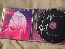 Rare Ellie Goulding signed Halcyon Days booklet with cd