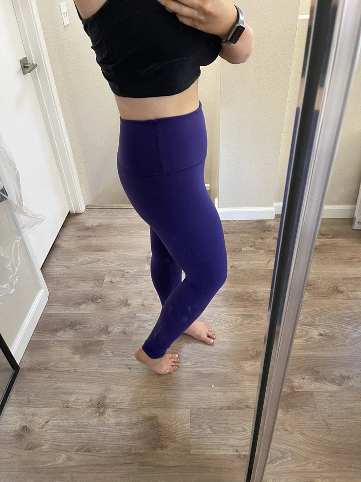 Beyond Yoga High Waist Purple Yoga Pant Women’s Size Large - Image 2 of 4