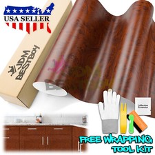 Oak Wood Grain Decal Vinyl Wrap Sticker For Furniture Kitchen 1300