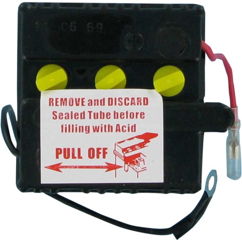 Parts Unlimited 6V Conventional Battery #6N4-2A-5 (R6N4-2A-5) - Picture 3 of 3