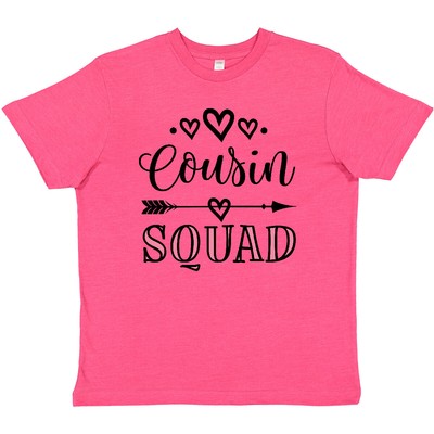 Inktastic Cousin Squad Crew Youth T-Shirt Clothing Apparel Childs Girls Big Tee