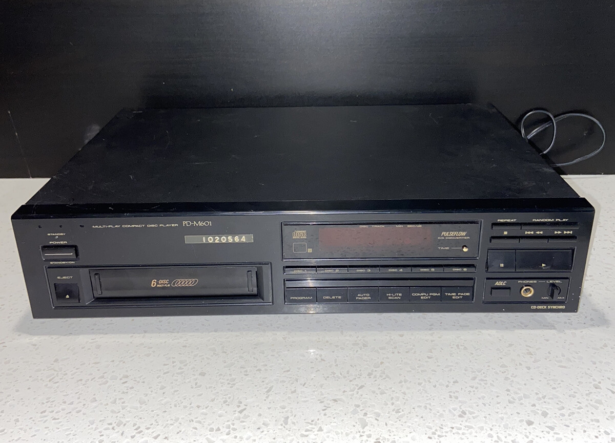 PIONEER PD-M601 CD Player 6 Disc Multi-Play NO REMOTE Read Descr