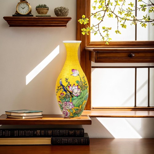 160-Piece 3D DIY Puzzle Vase - Creative Gift for Moms and Decor Lovers - Picture 3 of 9