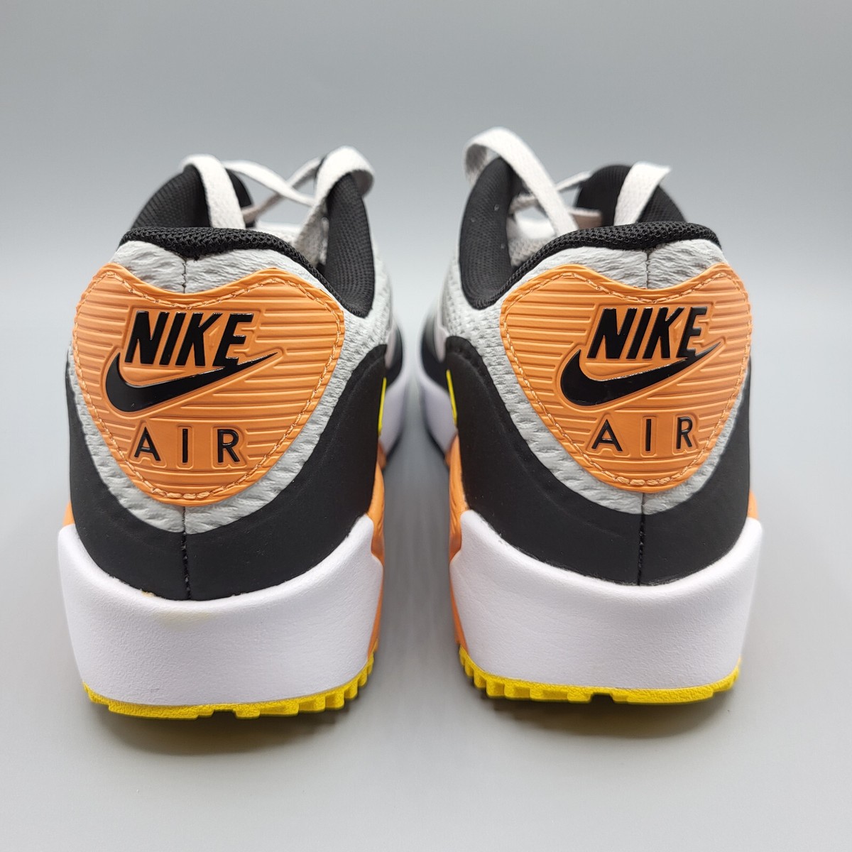 Nike Air Max 90 Golf Men's Size 6 Smoke Grey White Orange