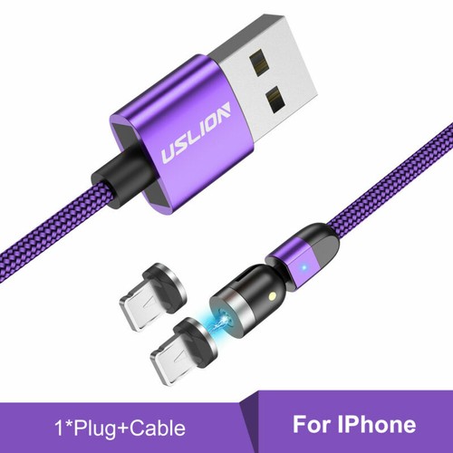360° Rotation Magnetic Type C Micro USB Cable Fast Charger For iPhone Android - Zdjęcie 45 z 47