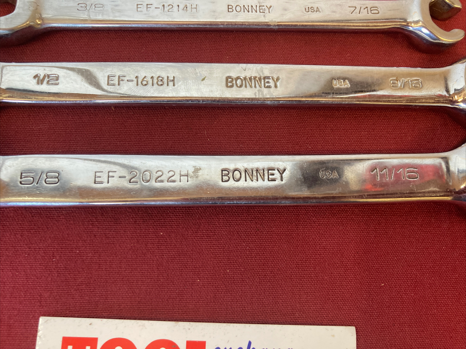 Utica/Boney b82230 3pc SAE line wrench Set 3/8"11/16" USA!! eBay