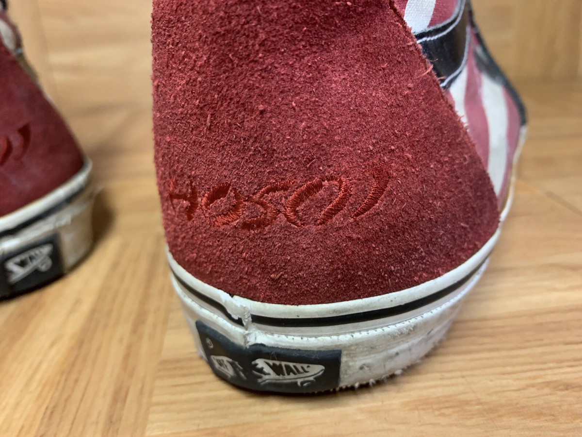 RARE🔥 VANS Christian Hosoi SK8-Hi Rising Sun Japan Red RARE🔥 VANS Christian Hosoi SK8-Hi Rising Sun Japan Red