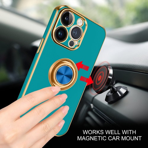 For iPhone 15 14 13 12 11 Pro Max Shockproof Kickstand Ring Rugged Case Cover - Picture 162 of 199