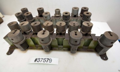 Large lot of Sunnen Hone Mandrel Adapters Including Storage Racks (Inv ...