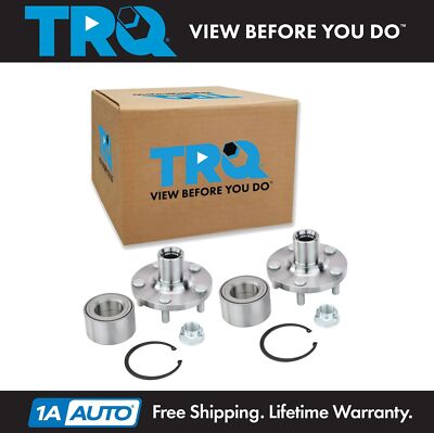 TRQ Wheel Bearing and Hub Front pair for Matrix Celica Corolla