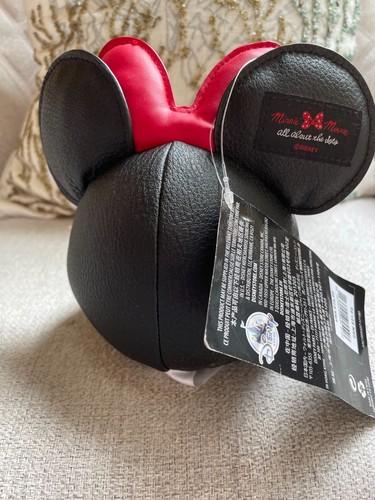 DISNEY MINNIE MOUSE ROCKS THE DOTS LEATHER PHONE STAND CELLPHONE HOLDER NEW - Picture 2 of 5