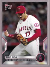 SHOHEI OHTANI Angels Carrer Night vs Royals 2022 MLB Topps Now #396 Base
