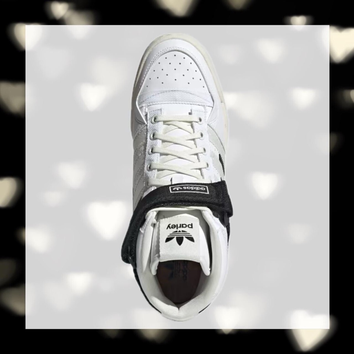 ADIDAS Forum Mid Parley Shoes in Cloud White Men’s Size 5 Size 5 - adidas Forum Mid x Parley Cloud White/Off White  main image 4
