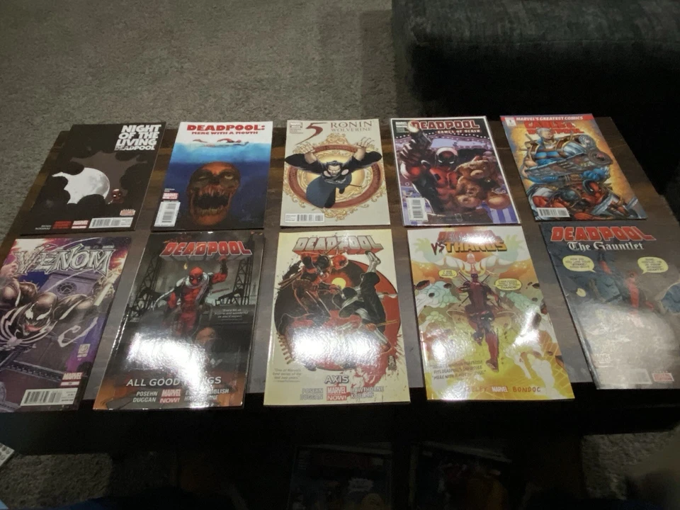 Lote de 100+ cómics de bolsillo Deadpool cómic/comercio (Marvel, DC, Green Arrow) Foto 2 de 4