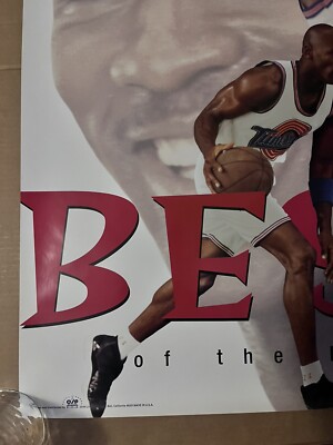 Michael Jordan Vintage Poster Best of the best space jam 1996