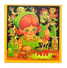 Retro 70s Vintage Style Surreal Fantasy Horror Anime Water Resistant Sticker