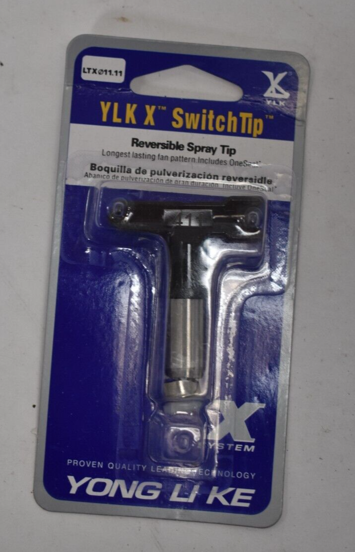 YLK X Switch Tip Reversible Spray Tip Long Lasting Fan Pattern LTX