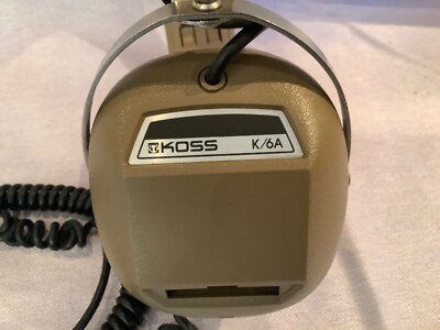 Téléphones stéréo vintage Koss K-6LC boîte d'origine casque audio rétro