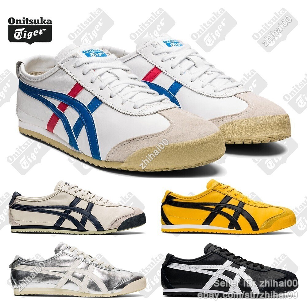 onitsuka Tiger/MEXICO66/シルバーオフホワイト/24cm Onitsuka Tiger Silver/off White Unisex Sneakers Mexico 66