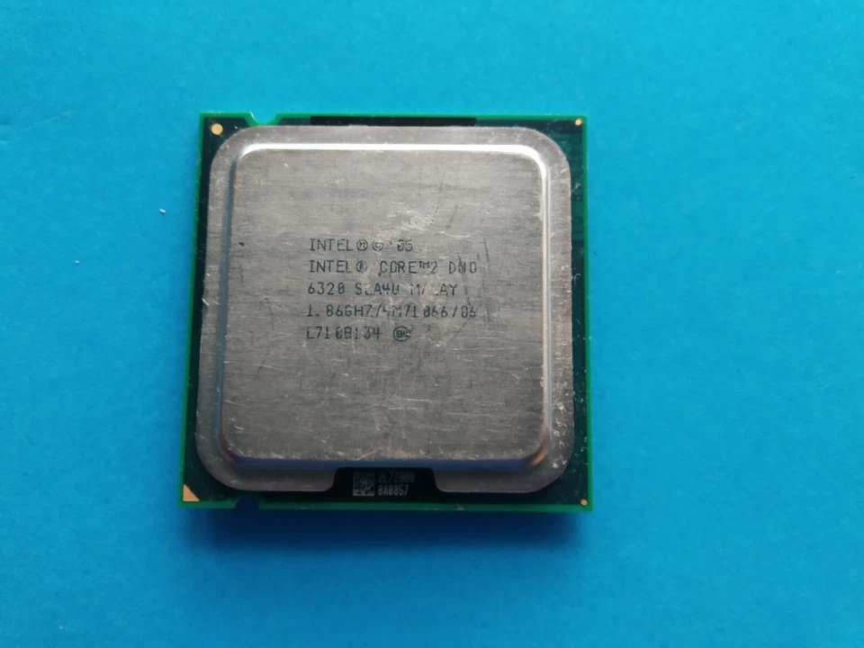 INTEL CORE 2 DUO E6320 2 CORES A 1,86 GHz LGA 775 4MB CACHE  BUS DE 800MHz 64BIS - Imagen 3 de 3