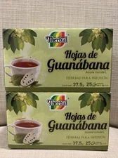 Te Hojas De Guanabana 50 Tea Bags Con Te Verde Natural