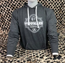 NEW Tippmann Glory Hooded Sweatshirt - Charcoal - Large