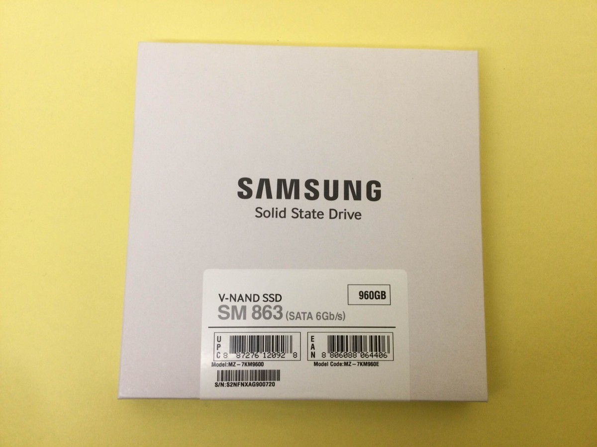 SAMSUNG 960GB SM863 Serial SATA 6Gbps SSD MZ-7KM960E MZ